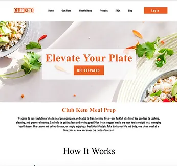 Visual representation of Club Keto Meal Prep case study, illustrating a variety of delicious, healthy keto meals meticulously prepared and arranged